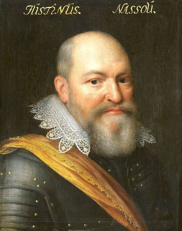 Justino de Nassau, retratado por el taller de Jan Antonisz van Ravesteyn.