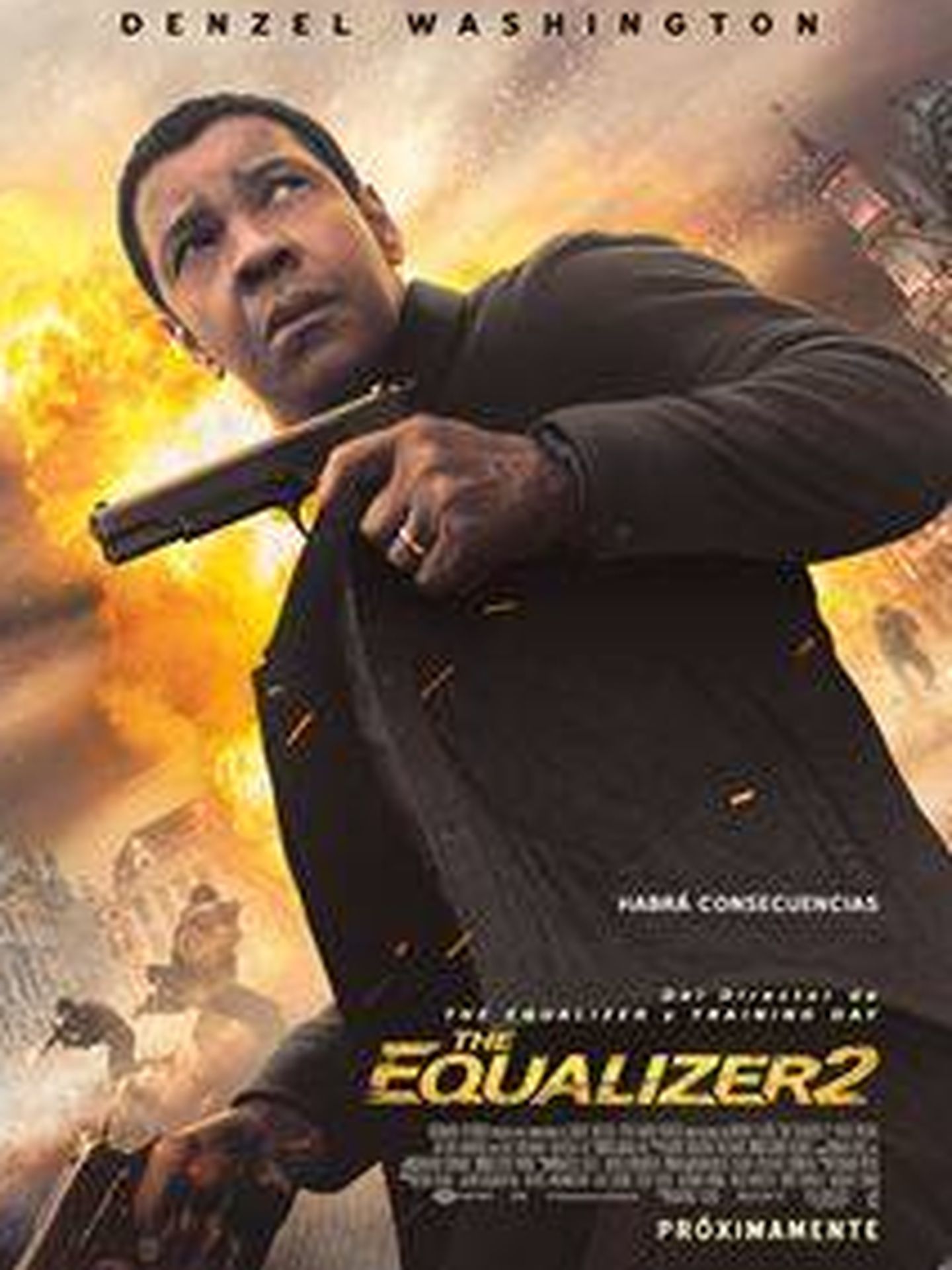 Cartel de 'The Equalizer 2'.