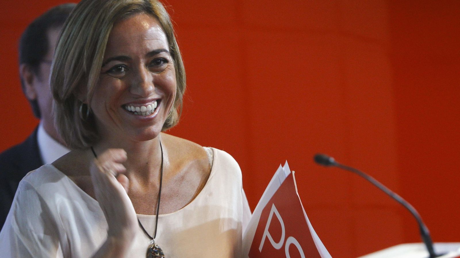 Foto: La candidata del PSC a las elecciones generales, Carme Chacón (EFE)