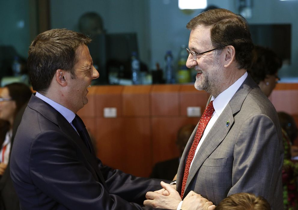 Foto: El primer ministro italiano, Matteo Renzi, junto al presidente del Gobierno, Mariano Rajoy (Efe)