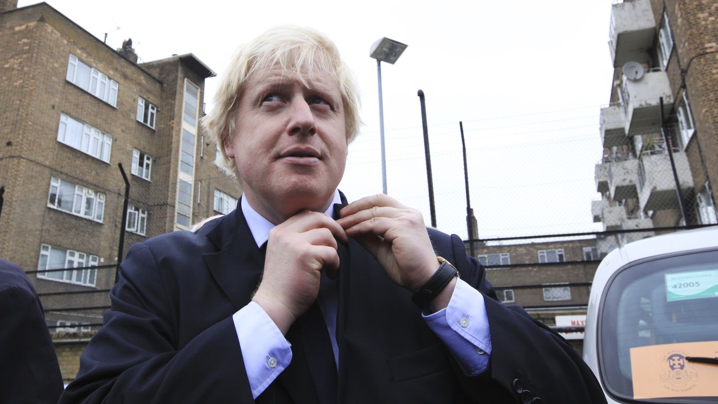 Boris Johnson, el polémico alcalde de Londres que justificó la desigualdad por las diferencias de CI. 