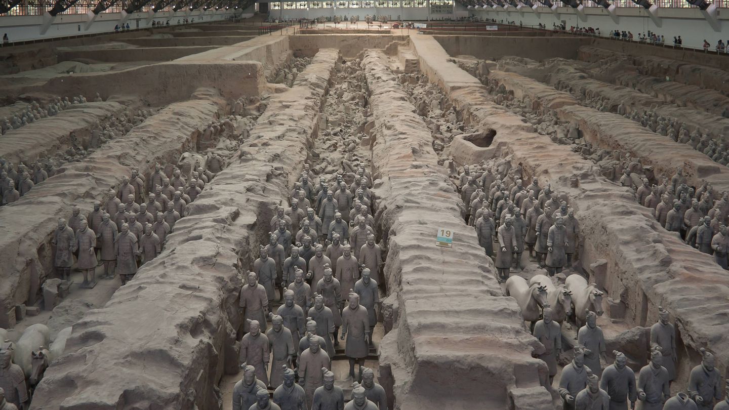 Vista general de la tumba de Qin Shi Huang. (Pixabay)