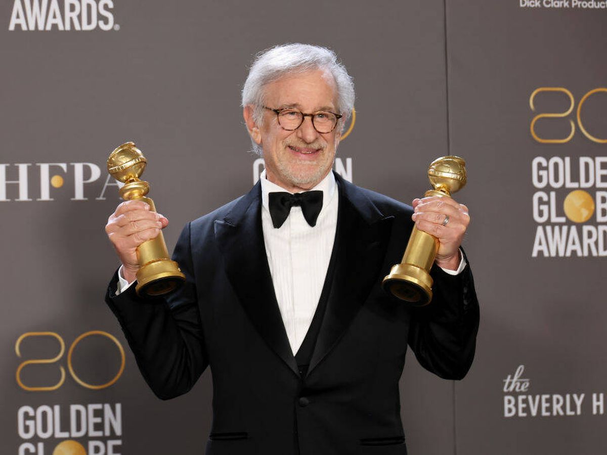 Foto: Steven Spielberg, triunfador en los Globos de Oro 2023. (Getty/Amy Sussman) 