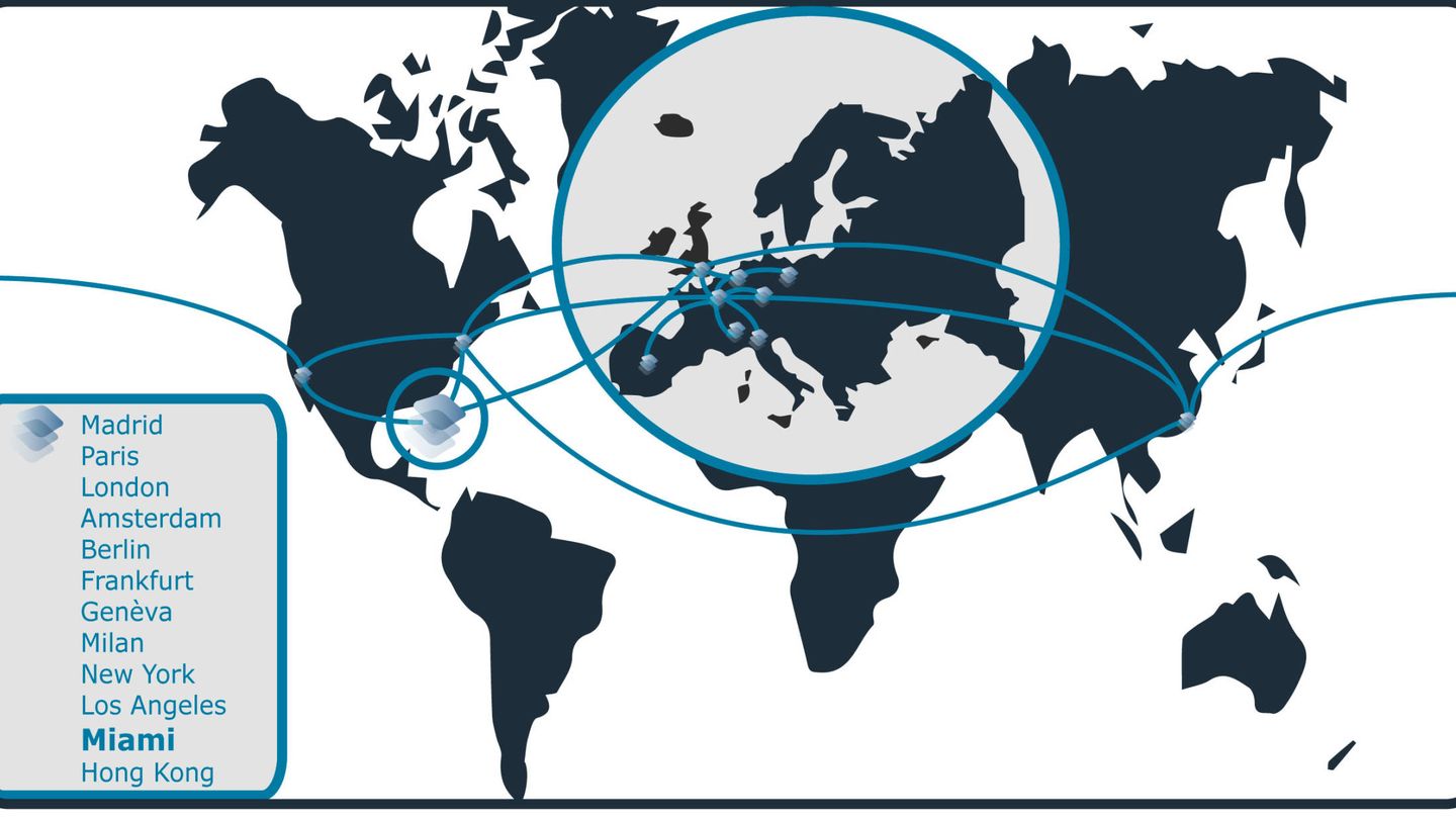 Transparent CDN distribuye sus nodos por todo el mundo para garantizar el acceso a las webs.