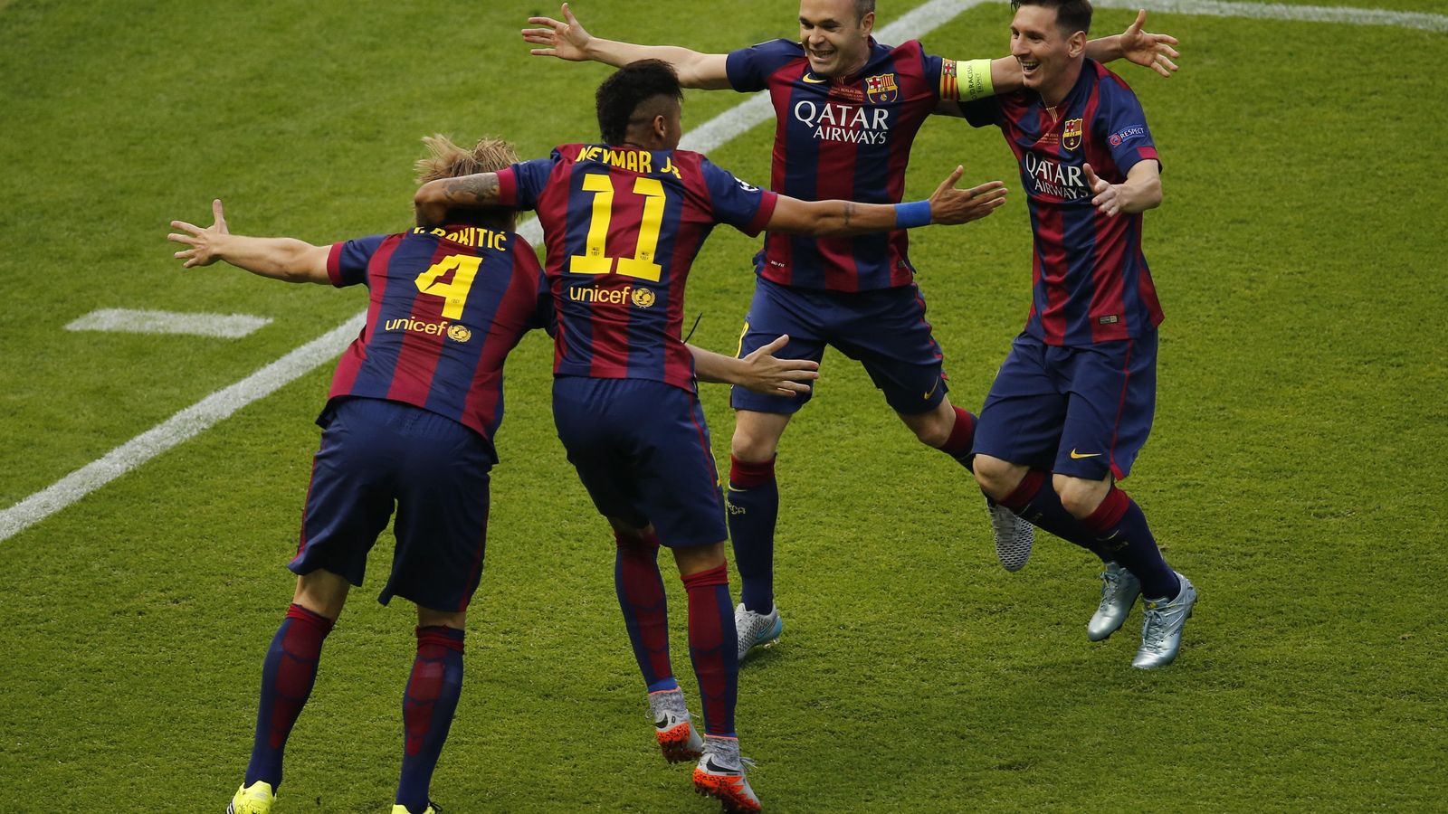 Foto: El Barcelona cerró en Berlín una temporada fantástica (Reuters)