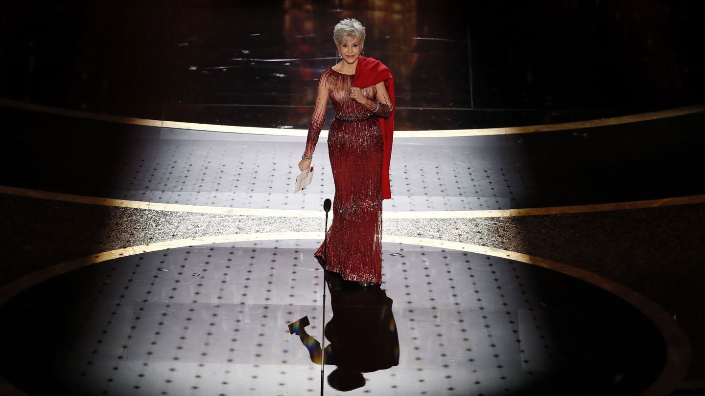 Jane Fonda, en los Oscar 2020. (EFE/EPA/Etienne Laurent)