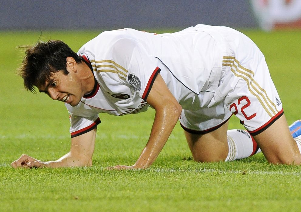 Foto: El brasileño Kaká, en un partido con el AC Milán.