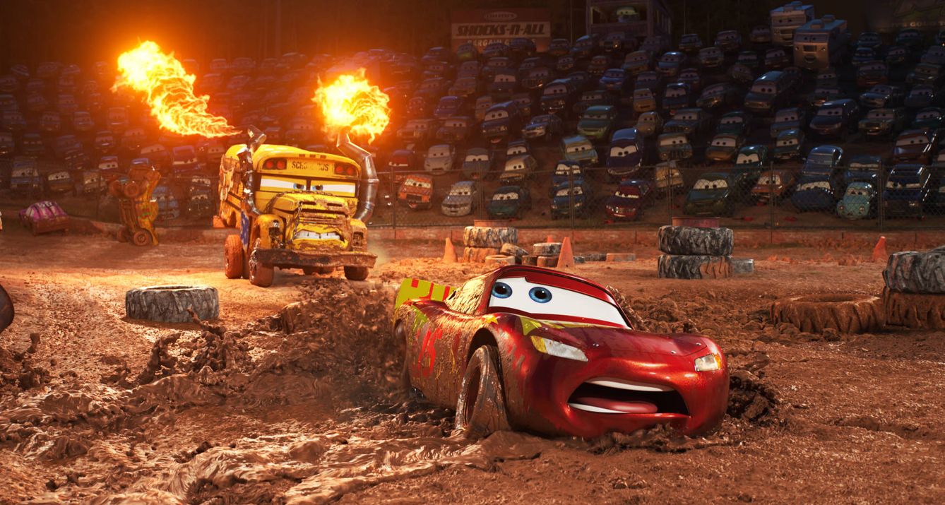 Otro fotograma de 'Cars 3'. (Disney/Pixar)