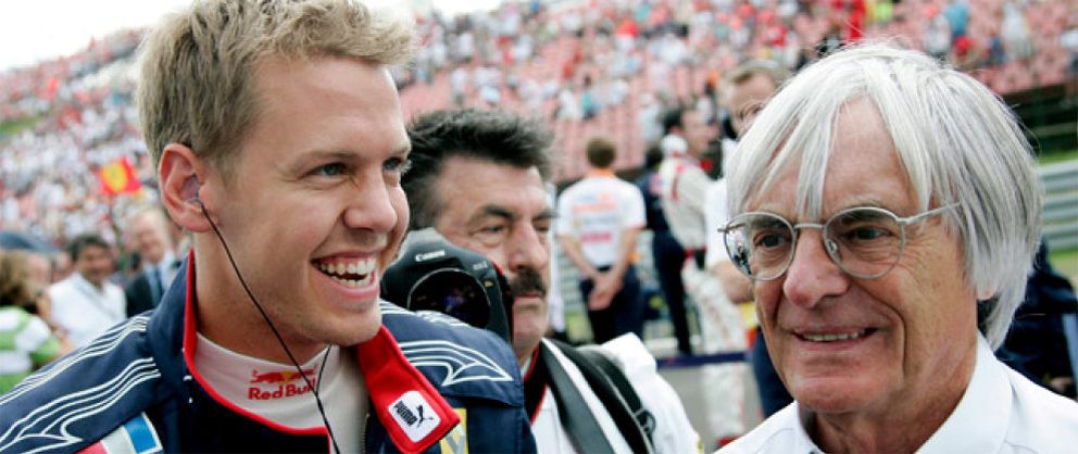 Foto: Ecclestone sale en defensa de Vettel: "Yo habría hecho lo mismo"