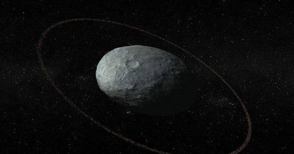 Foto: Ilustración de Haumea (IAA-CSIC/UHU)