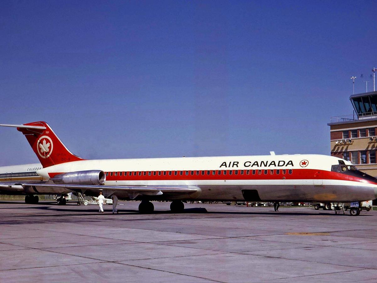Foto: CF-TLV, el avión involucrado en el accidente, fotografiado en mayo de 1969 (Fuente: Wikimedia)