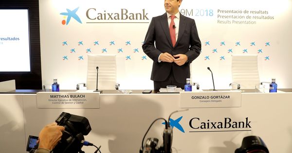 Foto: El consejero delegado de CaixaBank, Gonzalo Gortázar. (EFE)