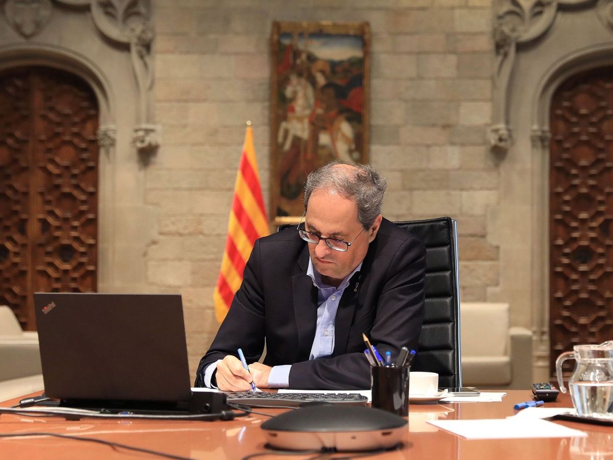 Foto: El presidente de la Generalitat, Quim Torra