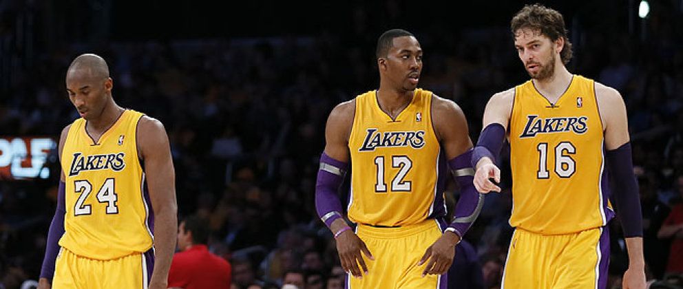 Foto: El futuro incierto de los Lakers: ¿podrán mantener a Bryant, Howard y Pau Gasol?