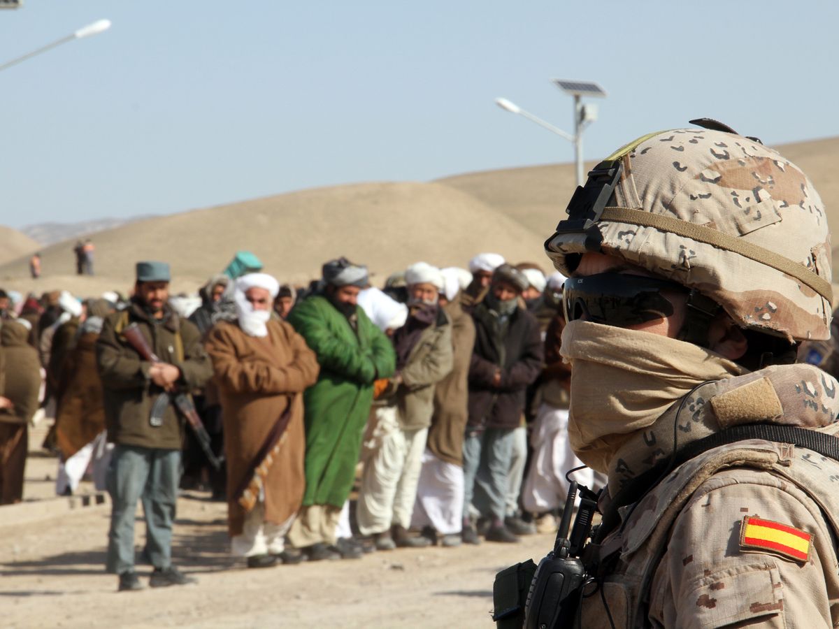 Foto: Legionario español, en Afganistán. (Ministerio de Defensa)