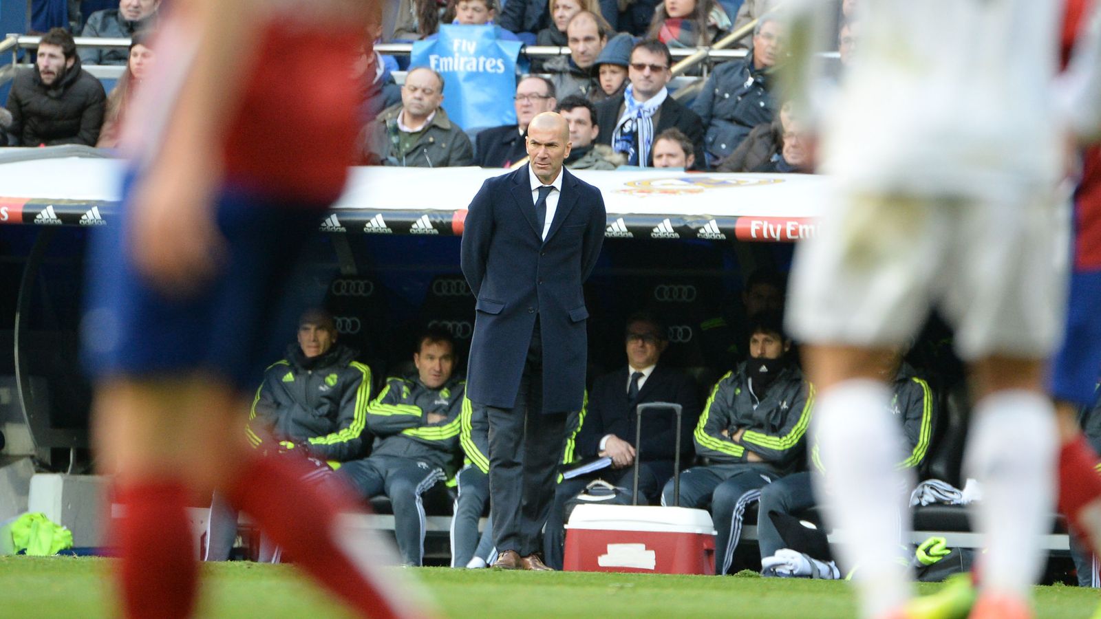 Foto: Zidane perdió su primer derbi (Sonia Cañada/Cordon Press).