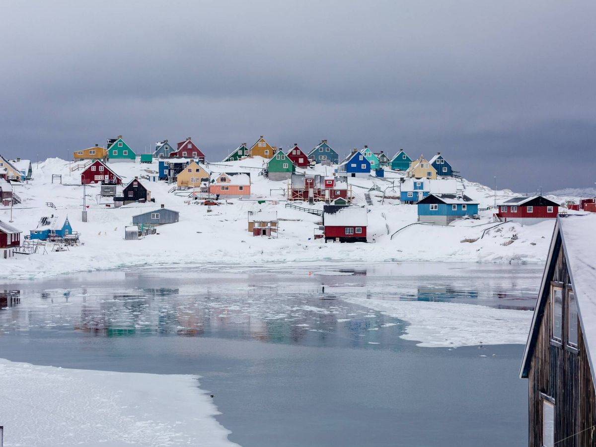 Foto: Una aldea en Groenlandia, donde empezará a llover dentro de poco. (Unsplash)