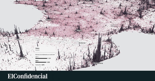 El mapa de toda la población de Europa: ¿cuánta gente vive en tu kilómetro cuadrado?