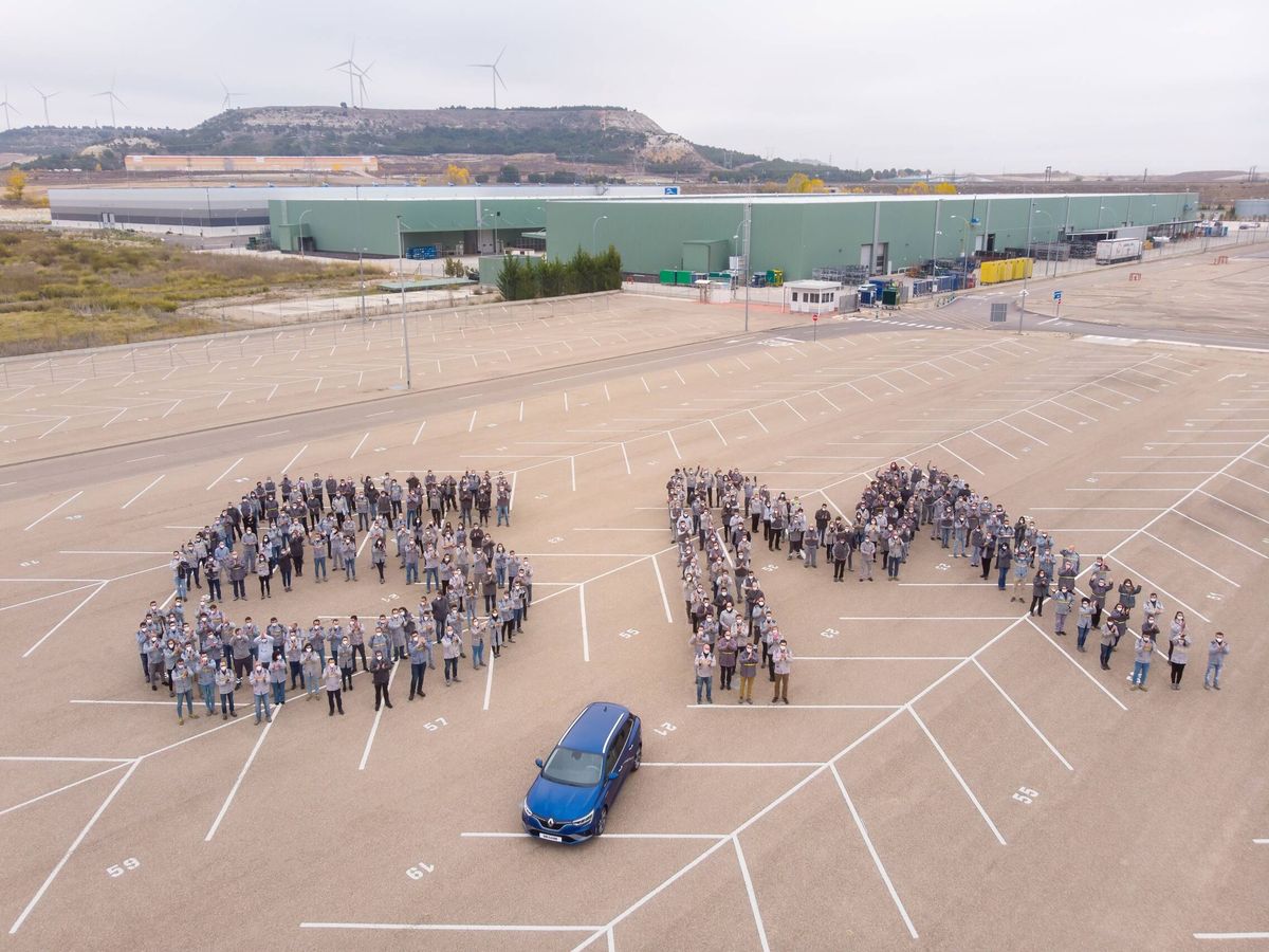 Foto: El Mégane 5 millones es híbrido enchufable y va destinado a Alemania. (Renault)