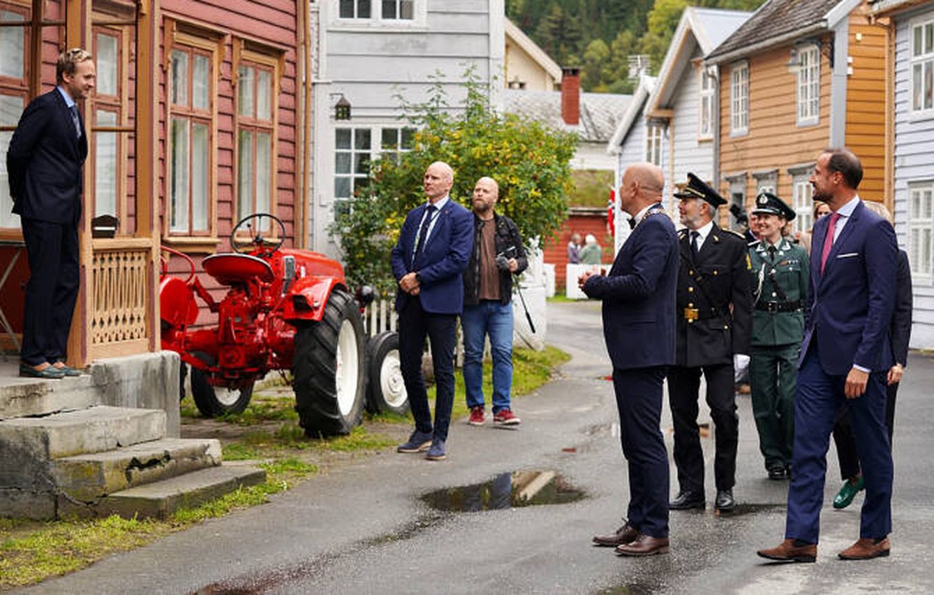 Haakon de Noruega en plena gira por su país. (Casa Real de Noruega)