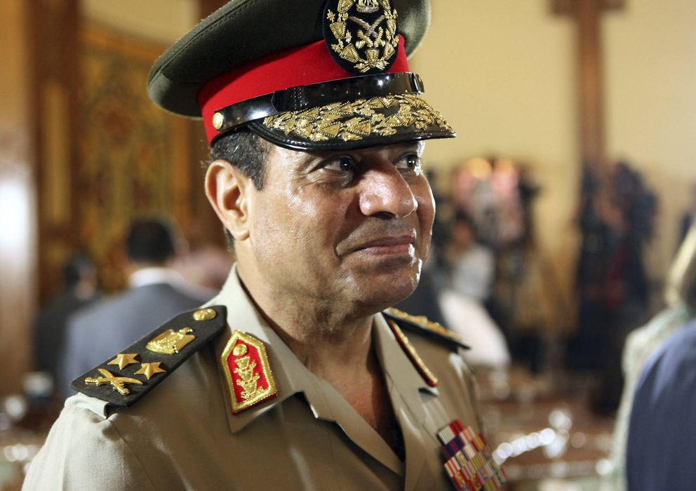 Foto: El ministro de Defensa egipcio, Abdel Fatah el Sisi