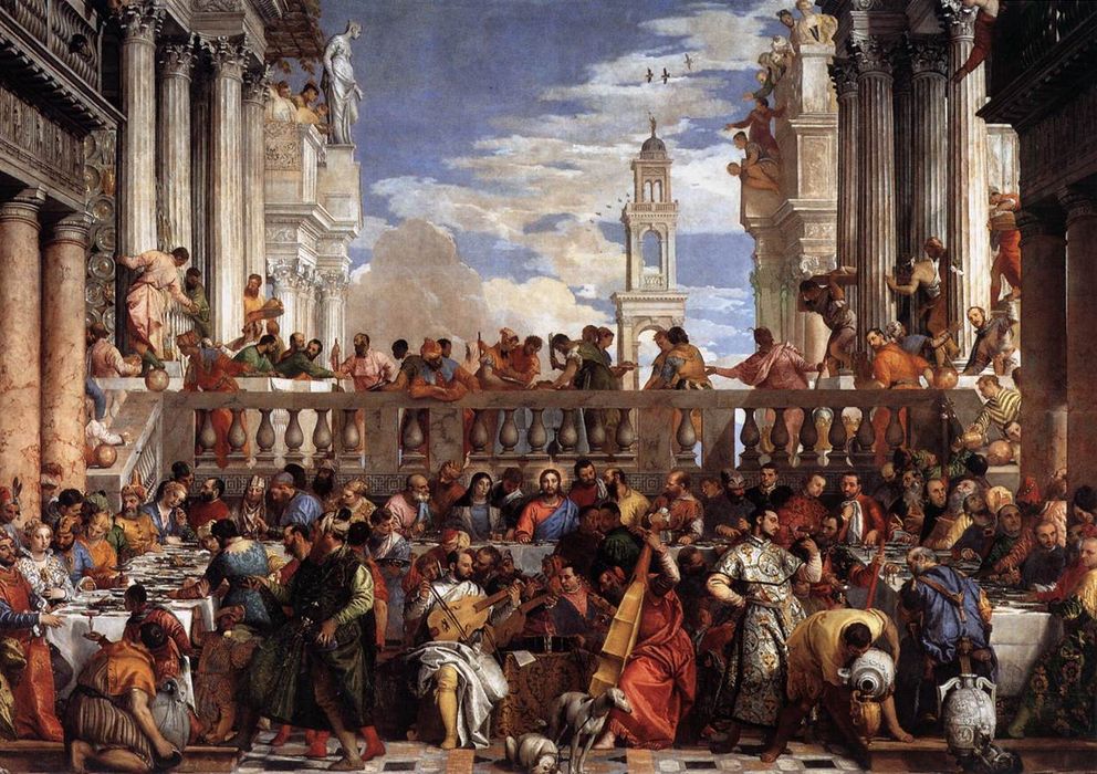Foto: 'Las bodas de Caná', del Veronés, de 1563. 