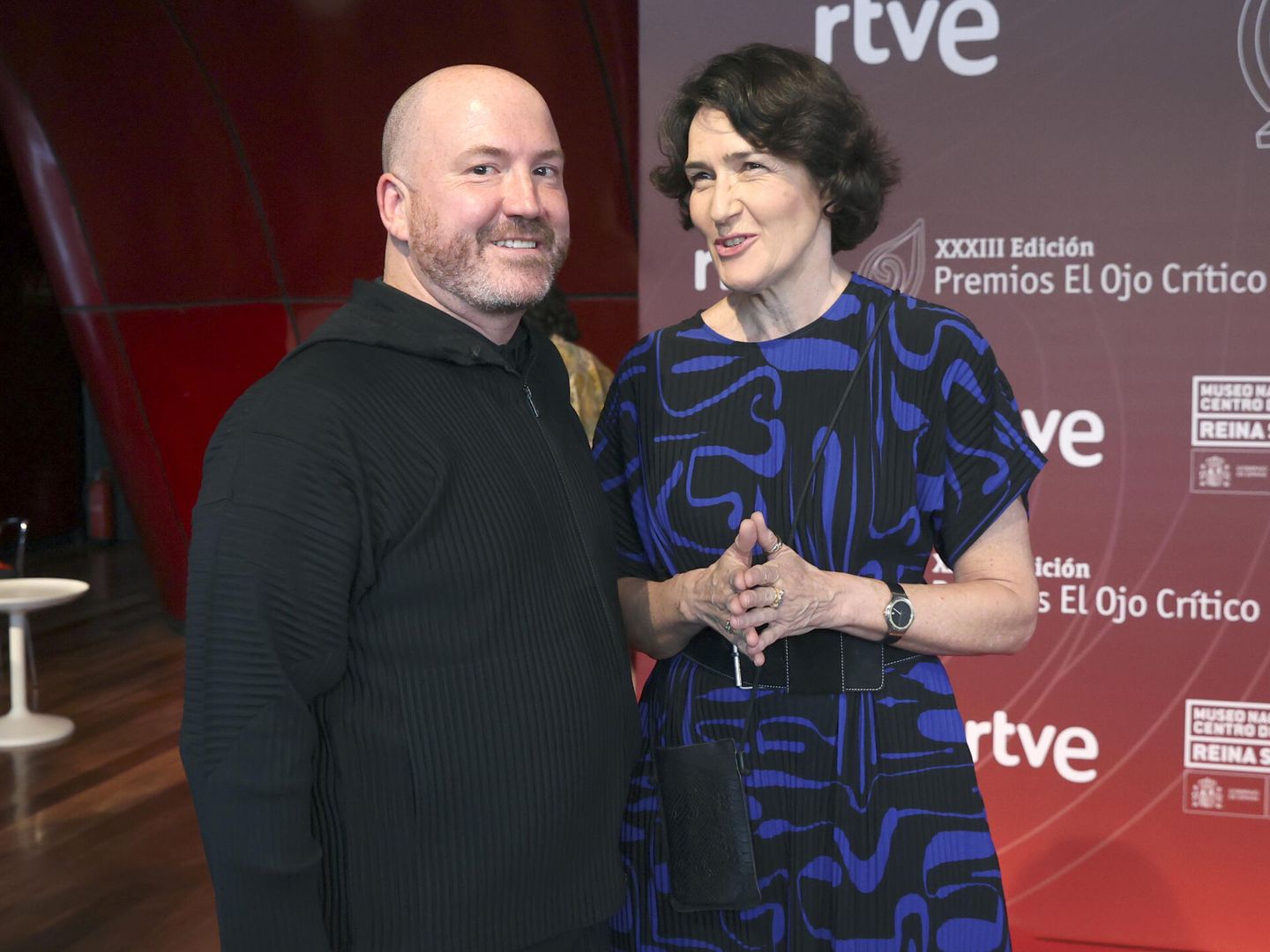 Manuel Segade junto a la presidenta del Real Patronato del Museo Reina Sofía, Ángeles González-Sinde. (EFE)