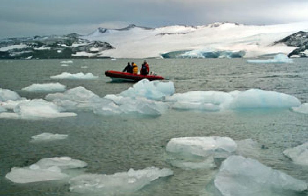 Foto: Un estudio afirma que los icebergs antárticos promueven la actividad biológica en su entorno