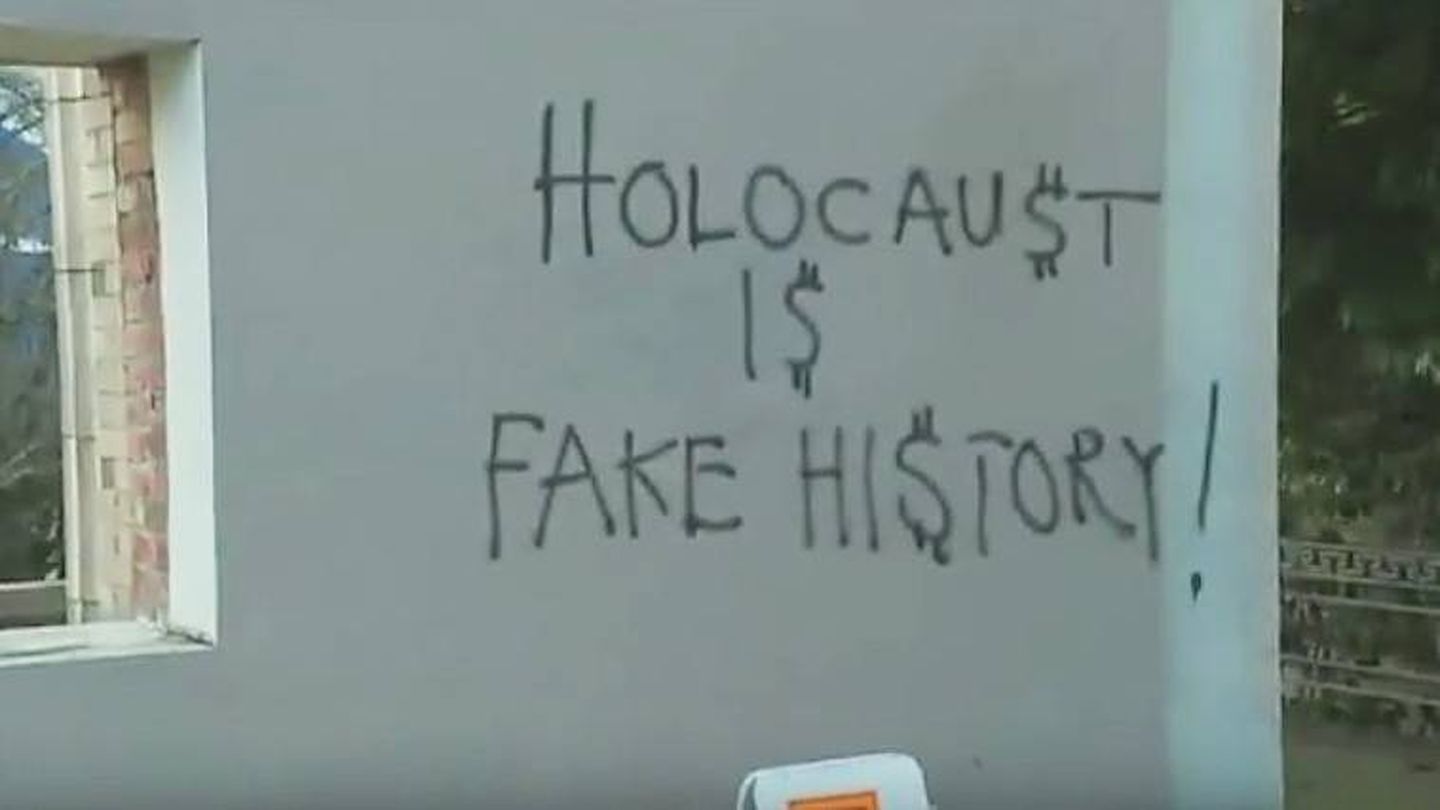 Pintada antisemita en Seattle, EE.UU.