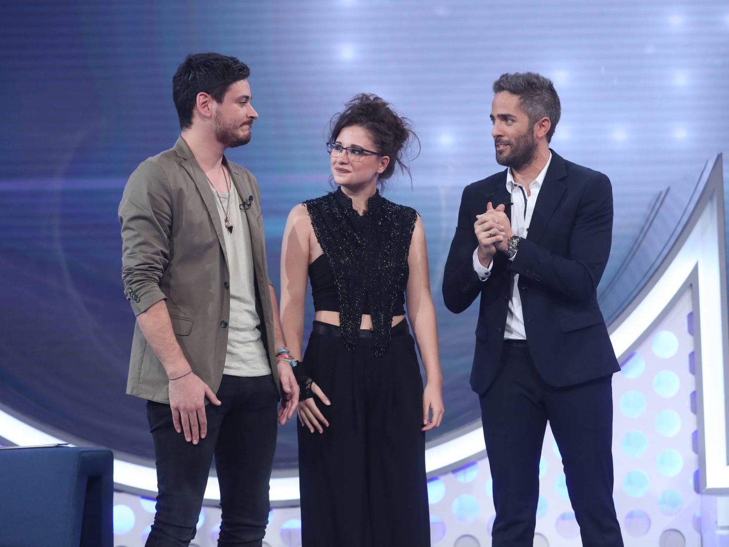 Cepeda y Thalía, nominados de 'OT 2017'. (TVE)