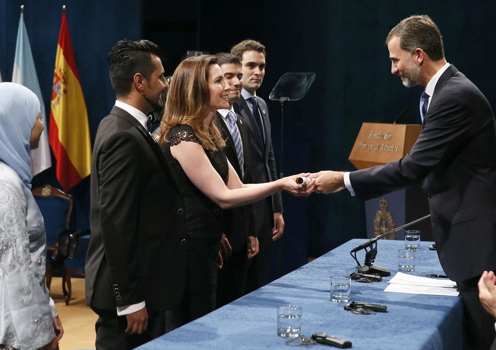 Foto: Ceremonia de entrega de los Premios Príncipe de Asturias 2014. (EFE)