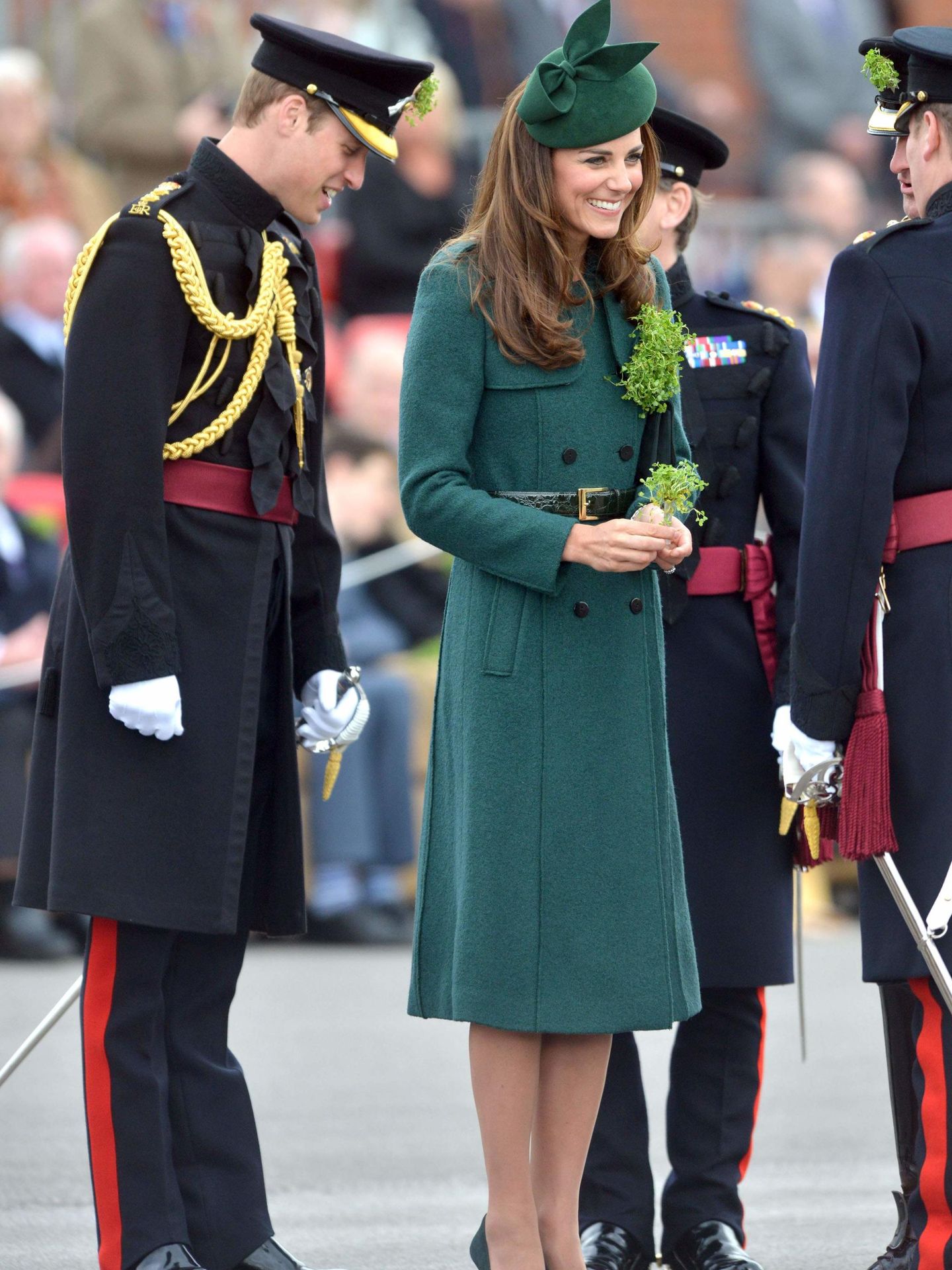 Los duques de Cambridge, en el Día de San Patricio de 2014. (Reuters)