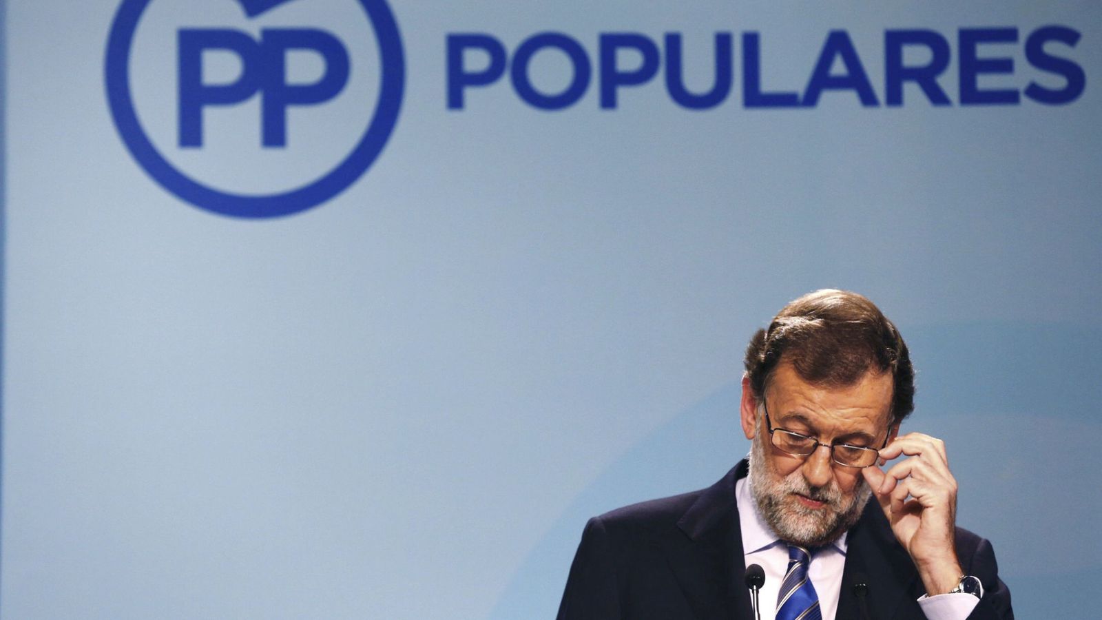 Foto: El líder del PP, Mariano Rajoy, durante una rueda de prensa. (EFE)