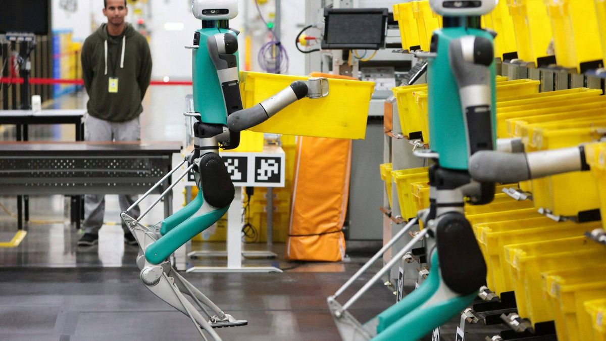 Amazon revoluciona la industria con la inclusión de robots en su equipo