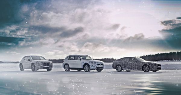 Foto: La nueva generación eléctrica de BMW se desarrolla en las pistas de Arjeplog, en Suecia. 