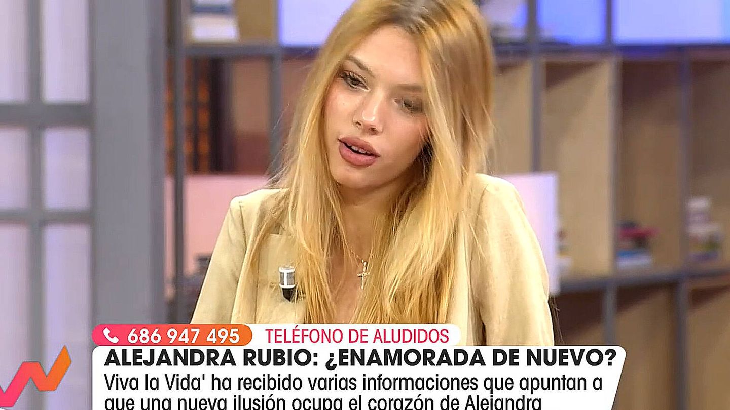 Alejandra Rubio, en 'Viva la vida'. (Telecinco)