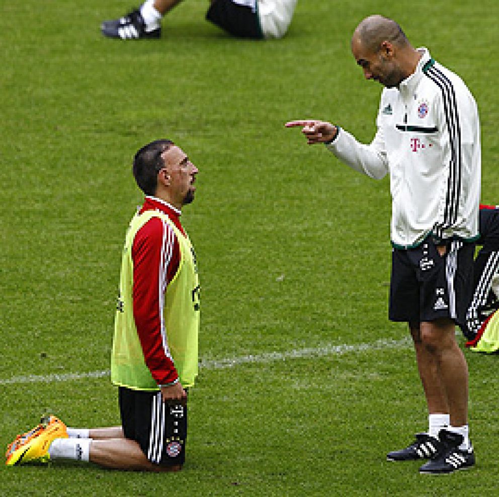Foto: Guardiola quiere hacer de Ribéry su nuevo 'Messi' en el Bayern de Múnich