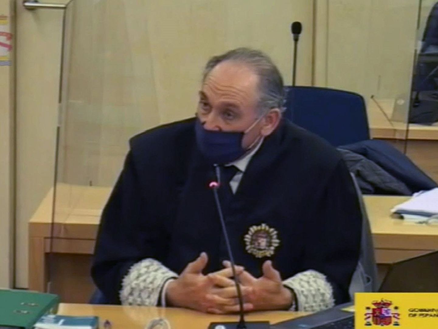 El fiscal Antonio Romeral, durante el juicio. (EFE)
