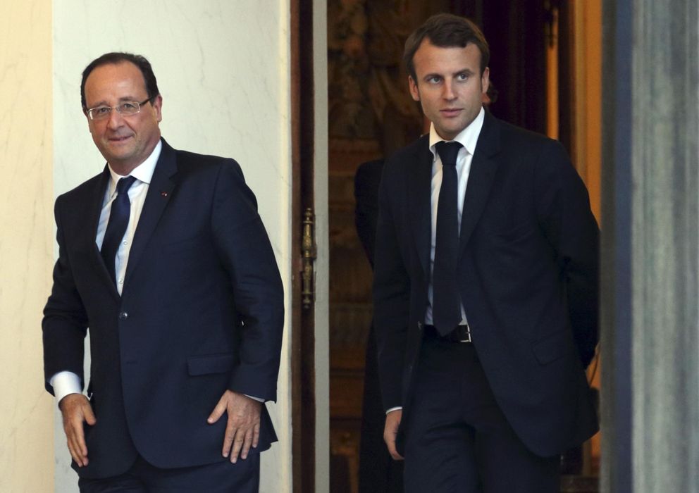 Foto: François Hollande y el nuevo ministro de Economía de Francia, Emmanuel Macron. (Reuters)