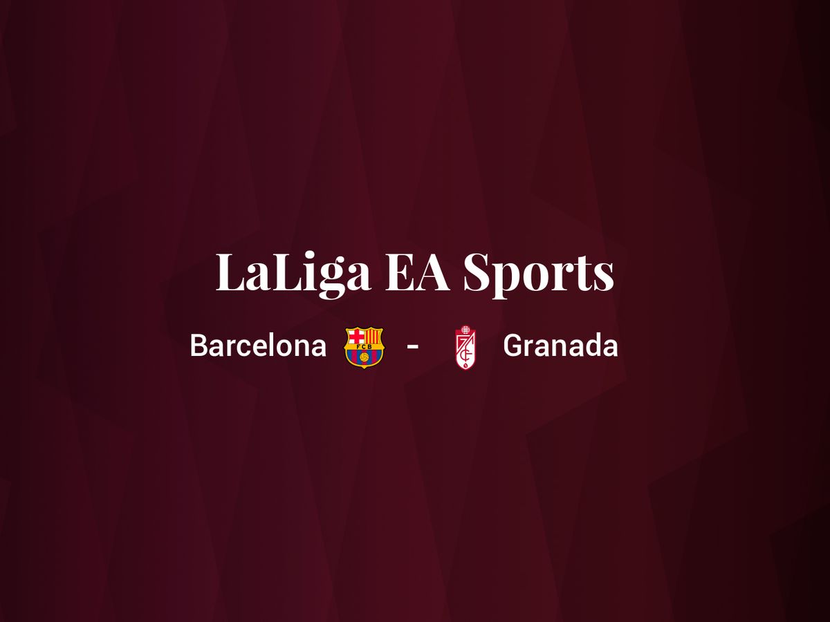 Foto: Resultados Barcelona - Granada de LaLiga EA Sports (C.C./Diseño EC)