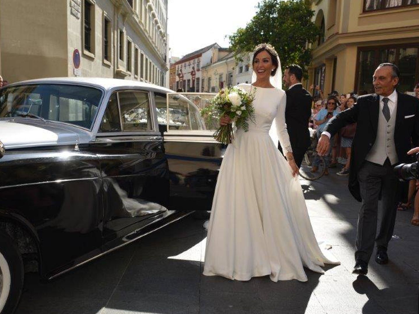 Rocío Osorno en su boda. (Sevilla Press)