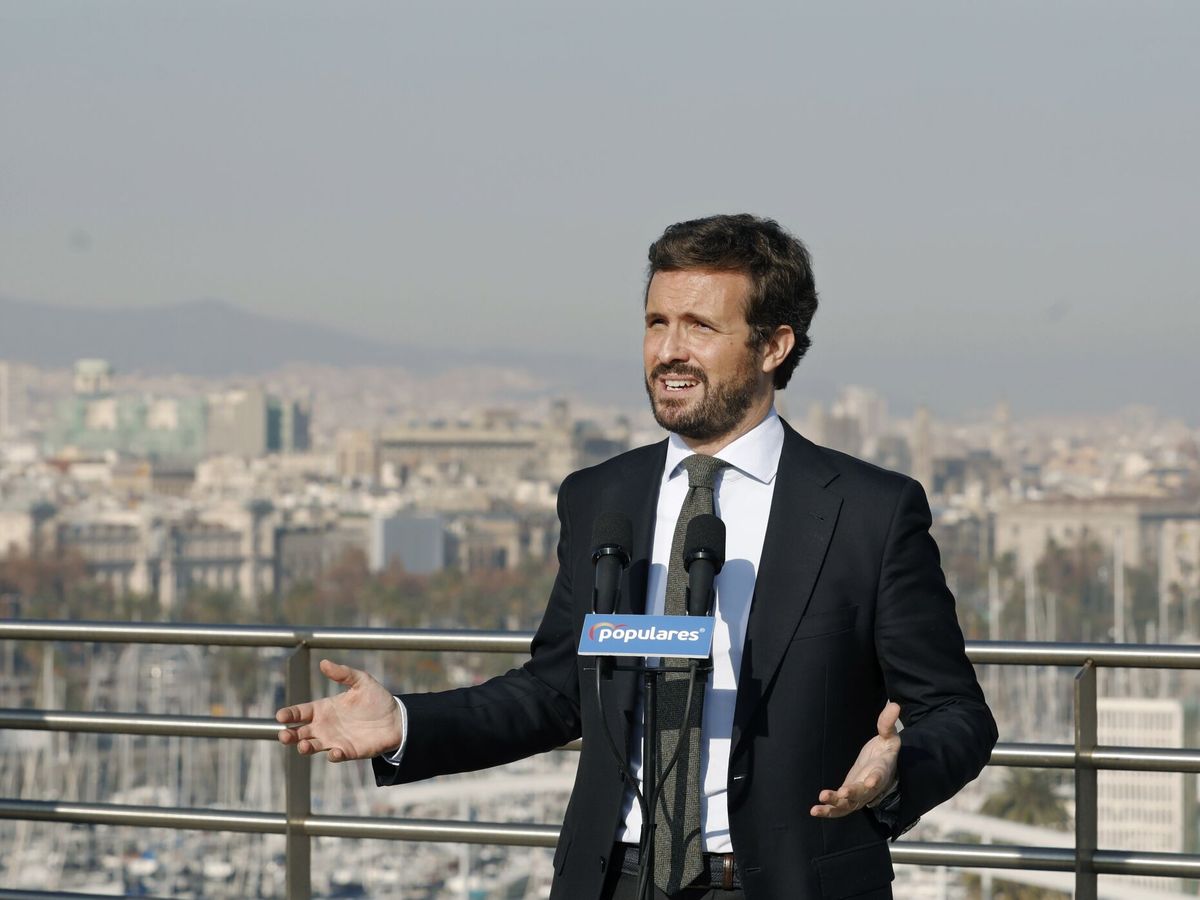 Foto: El líder del PP, Pablo Casado. (EFE/ Andreu Dalmau)