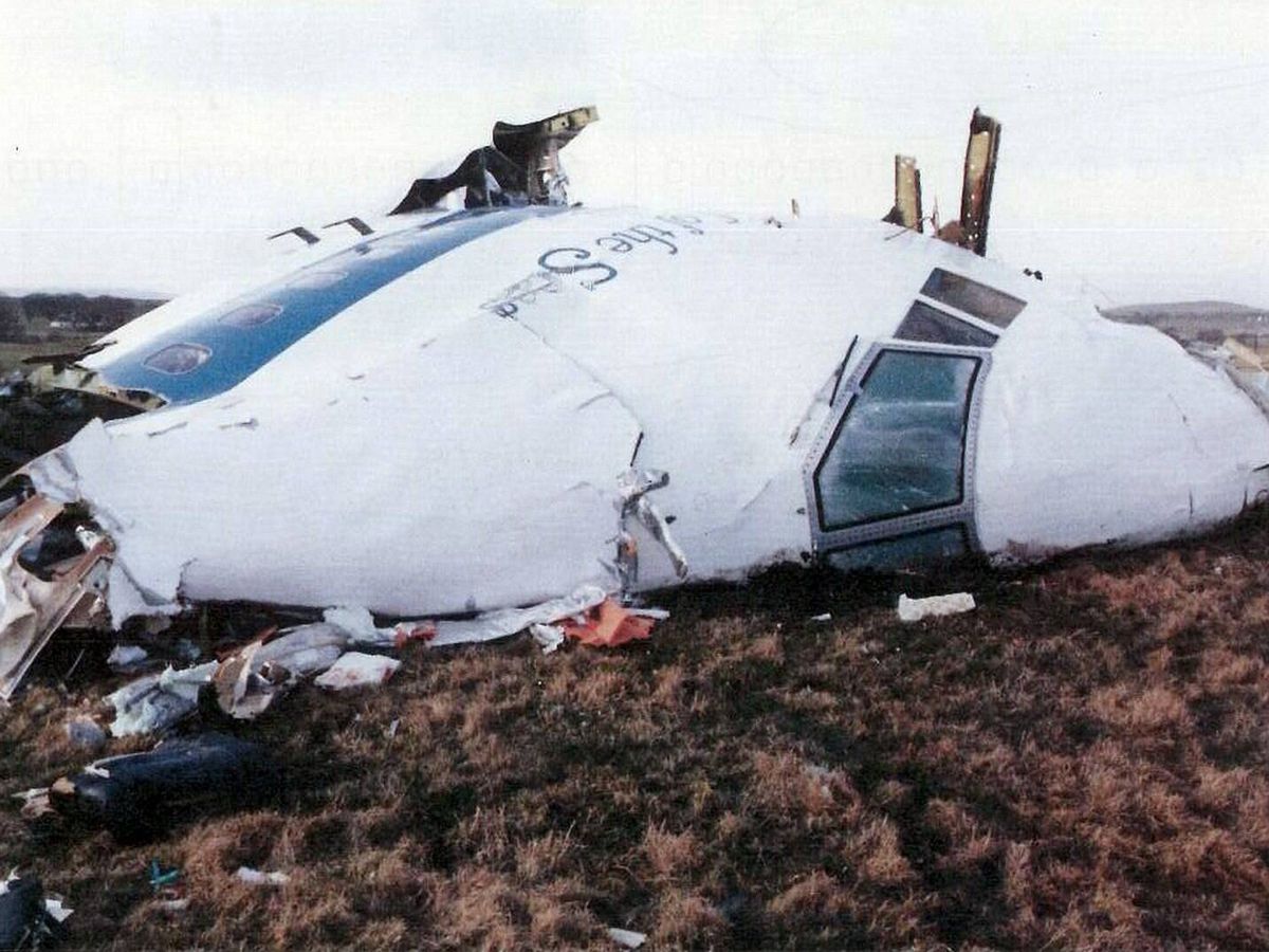 Foto: Imagen de los restos de la aeronave tras el atentado. (Wikimedia)