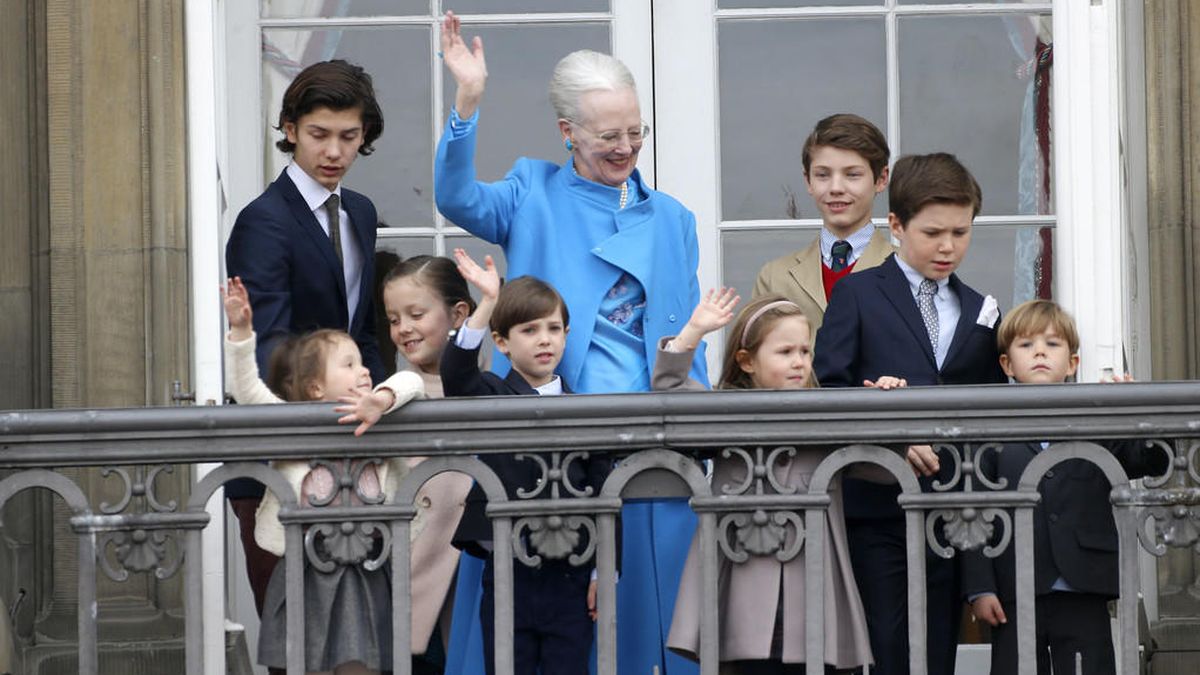 La reina Margarita de Dinamarca celebra su 76 cumpleaños rodeada de sus 8 nietos