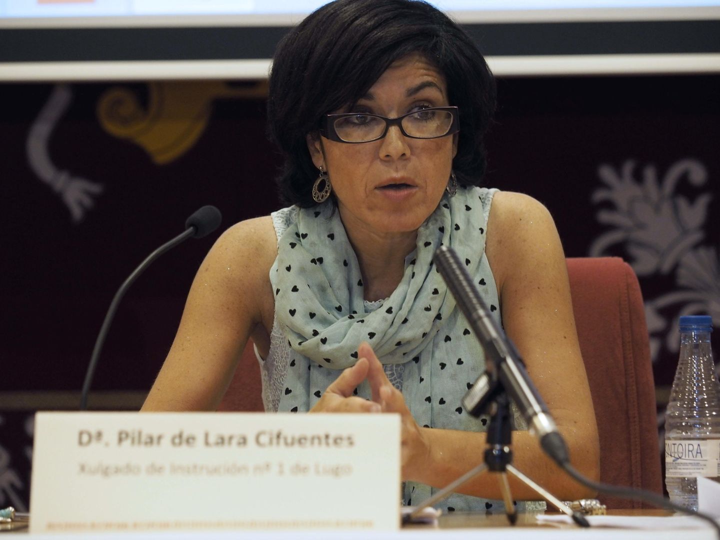 La titular del Juzgado de Instrucción Número 1 de Lugo, Pilar de Lara. (EFE)
