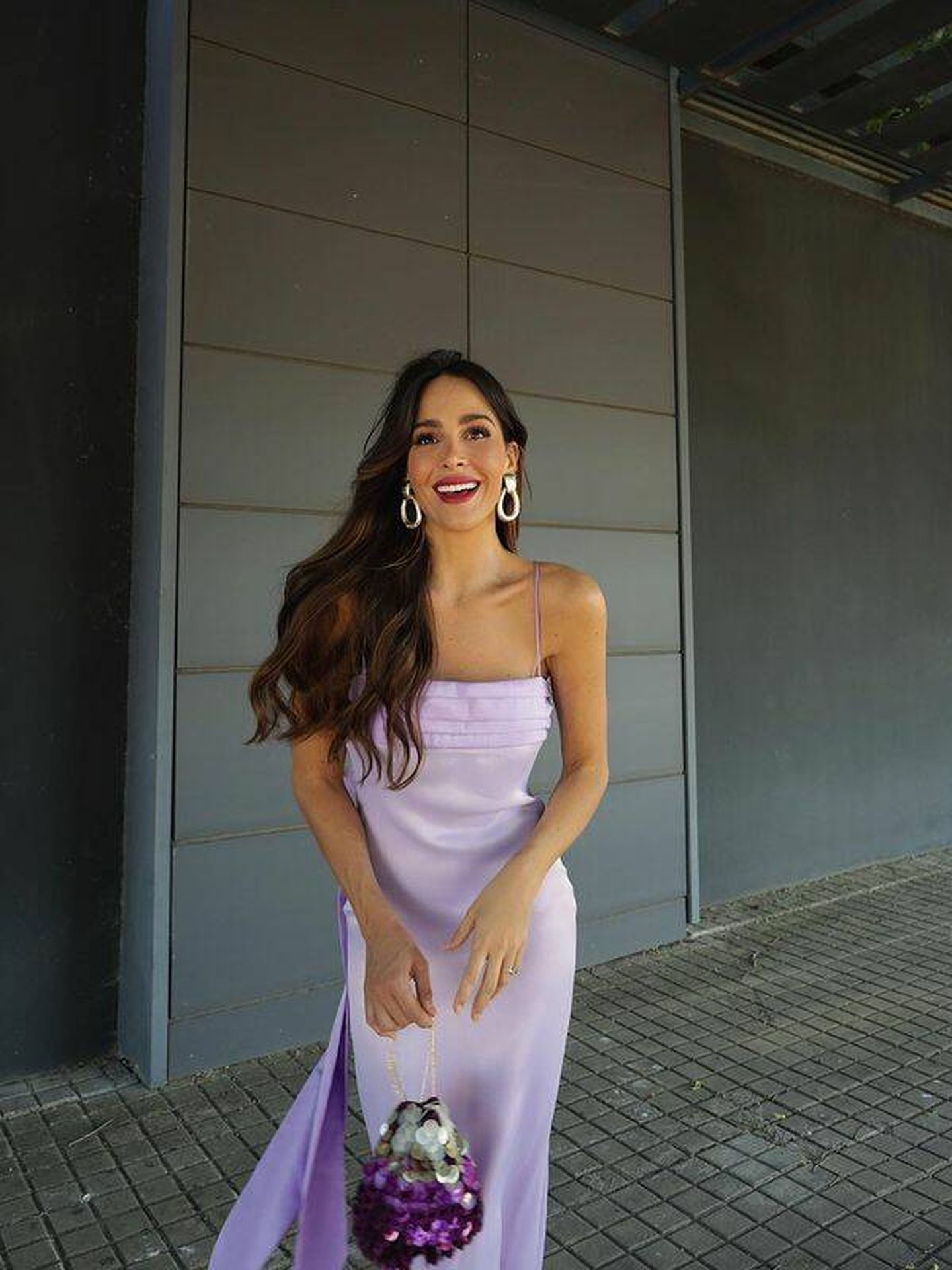 Rocio Osorno, vestido de invitada.  (Instagram/@rocioosorno)