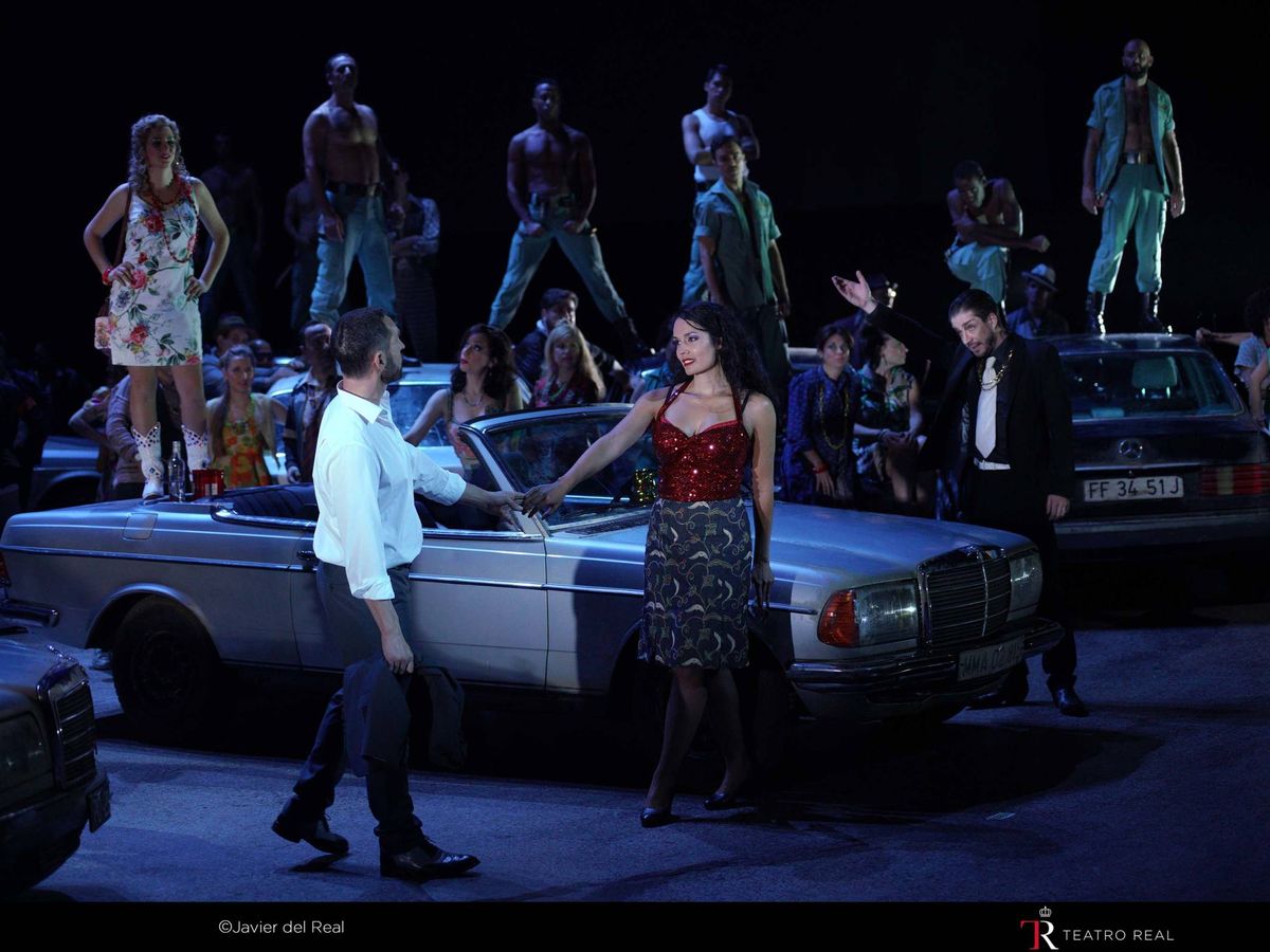 Foto: Función de 'Carmen' de Calixto Bieito en el Teatro Real de Madrid. (Cedida)