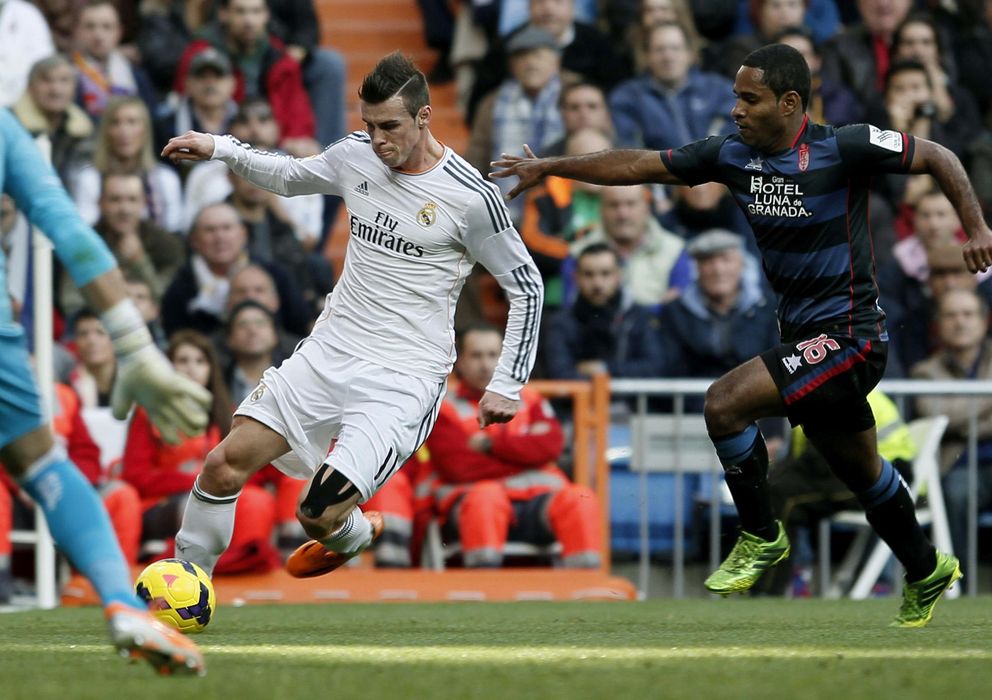 Foto: Bale durante un instante del encuentro (Efe).