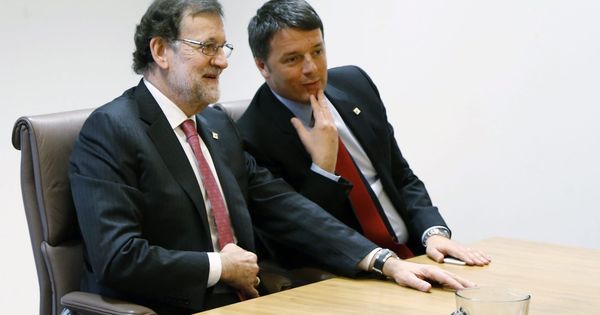 Foto: El presidente del Gobierno, Mariano Rajoy (i), y el ex primer ministro italiano Matteo Renzi. (EFE)