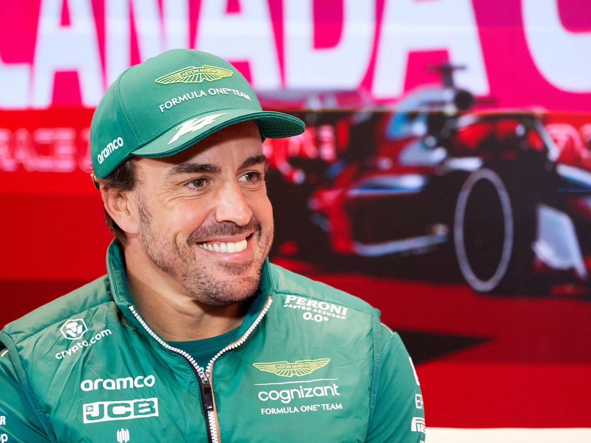 Foto: Alonso, en la rueda de prensa del GP de Canada (EFE/EPA/Andre Picheti)
